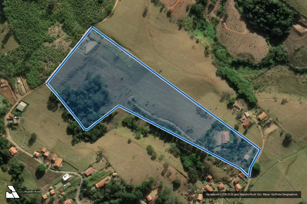 Imagem de satélite de Fazendinha da Vovó - Parte 1 em São Bento do Sapucaí - SP