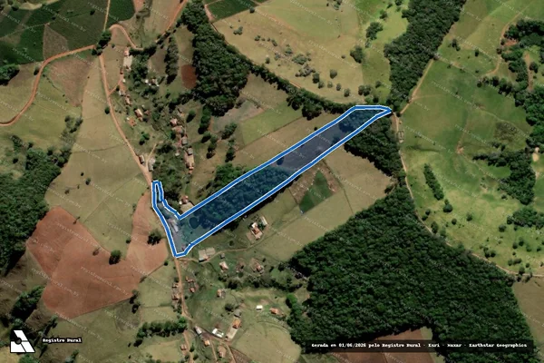 Imagem de satélite de SÍTIO SANTA ROSA ? GLEBA 1 - SÍTIO SANTA ROSA ? GLEBA 1 em Inconfidentes - MG