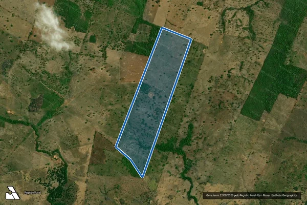 Imagem de satélite de FAZENDA COCAL - COCAL II em Formosa da Serra Negra - MA
