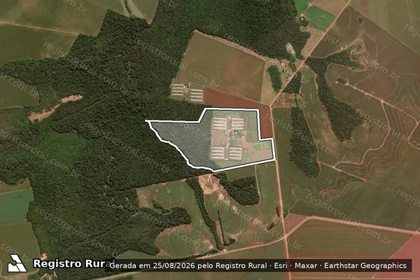 Imagem de satélite de LOTE 61 ? A ? Setor 06 - Gleba A em Lucas do Rio Verde - MT