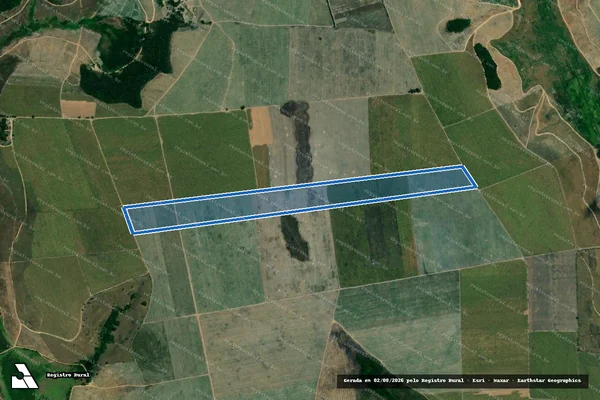 Imagem de satélite de FAZENDA BOM SUCESSO - PARTE 01 - PARCELA 05 em Capela - AL