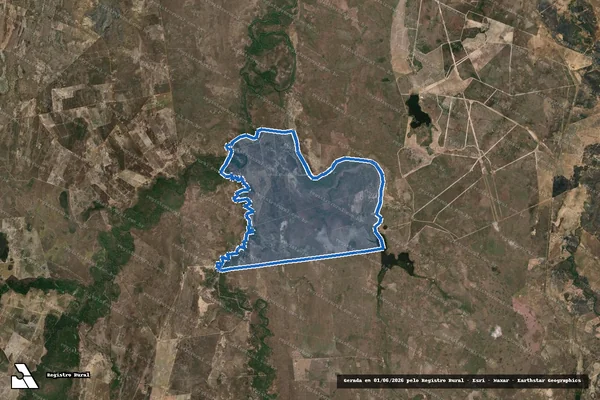 Imagem de satélite de Fazenda São Miguel em Flores de Goiás - GO