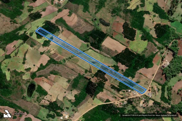 Imagem de satélite de SEM DENOMINAÇÃO ? MAT. 20.541 - MAT. 20.541 em São Lourenço do Sul - RS