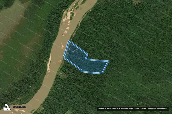 Imagem de satélite de Fazenda Sumaré - Parte 1 em Belmonte - BA