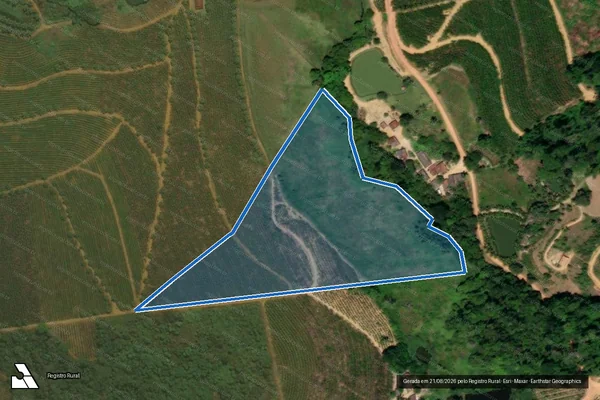 Imagem de satélite de FAZENDA LORENZONI - PARCELA 04 em São Gabriel da Palha - ES