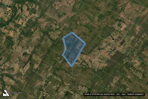 Imagem de satélite de Fazenda Cherogami - Parcela 1 em Nossa Senhora do Livramento - MT