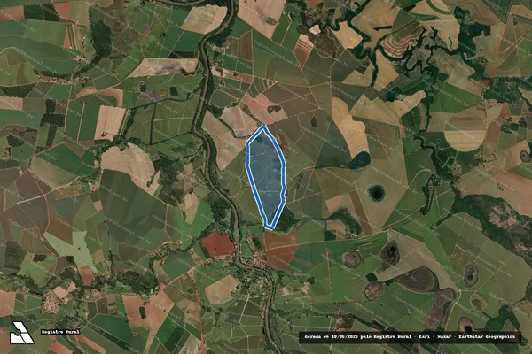 Imagem de satélite de Fazenda Vale do Mogi em Leme - SP