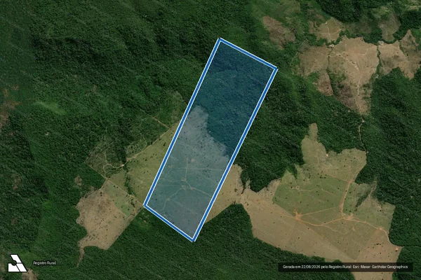 Imagem de satélite de Lote 06-A, Gleba 28 ? Castro Alves, Setor Ribeirão Grande - Parcela 1 em Espigão D'Oeste - RO