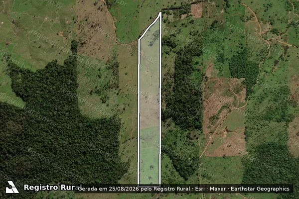 Imagem de satélite de LOTE 68A, GLEBA ? 36, PAD MARECHAL DUTRA - Parte 2 em Cacaulândia - RO