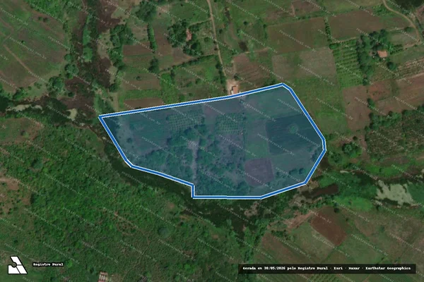 Imagem de satélite de P.A. COMPLEXO JACARÉ CURITUBA - S01-B02-14 em Poço Redondo - SE