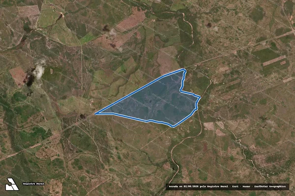Imagem de satélite de Fazenda SAVANA - 02 em Paranã - TO