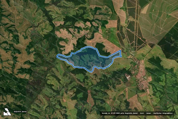 Imagem de satélite de FAZENDA CONQUISTA em Pirajuí - SP