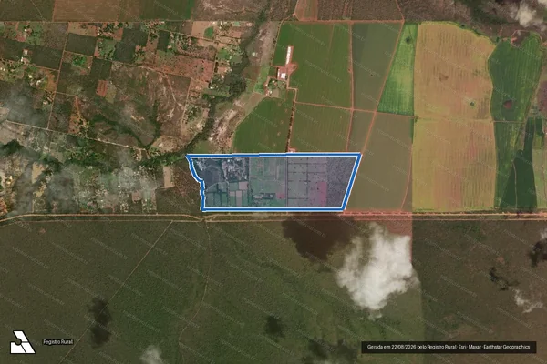 Imagem de satélite de Fazenda Sítio Novo ? Gleba 1 - Ch 04 em Brasília - DF