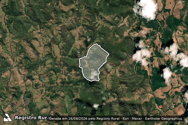 Imagem de satélite de CÓRREGO SECO - Gleba 02 em São Pedro do Suaçuí - MG
