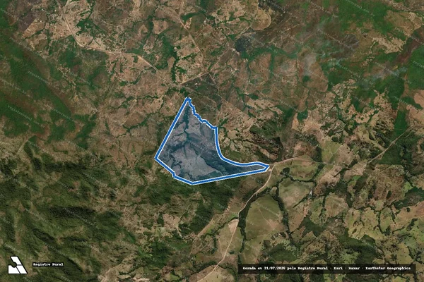 Imagem de satélite de FAZENDA PEDROZO - Parte 1 em Crixás - GO