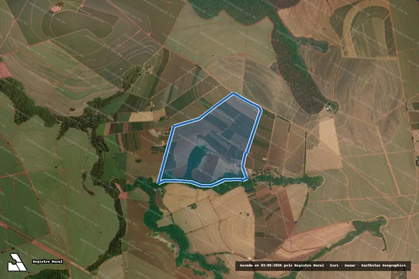 Imagem de satélite de Sitio Palmito - SITIO PALMITO em Batatais - SP