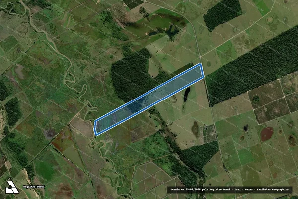 Imagem de satélite de FAZENDA MAJOR - FAZENDA MAJOR ? GLEBA 02 em Prado - BA