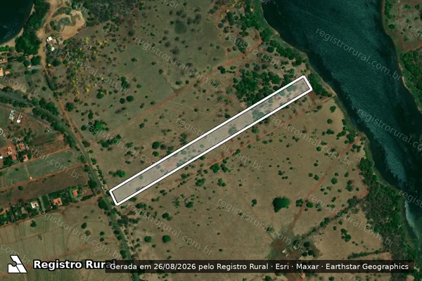 Imagem de satélite de Sítio Alvorada - GLEBA D em Santa Albertina - SP