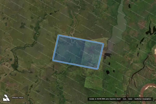 Imagem de satélite de FAZENDA CAMPO LIMPO - Parte 1 em Cocalinho - MT