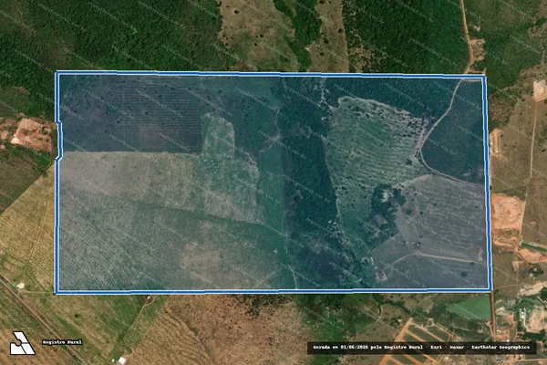 Imagem de satélite de Lote 9 Projeto Tapiraguaia I em Porto Alegre do Norte - MT