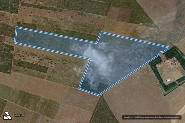 Imagem de satélite de FAZENDA JMV CONQUISTA  - Parte 1 em Sebastião Leal - PI