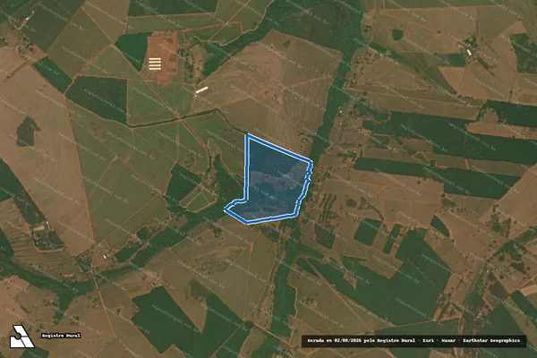 Imagem de satélite de Sítio Talismã - Parcela 1 em Bálsamo - SP