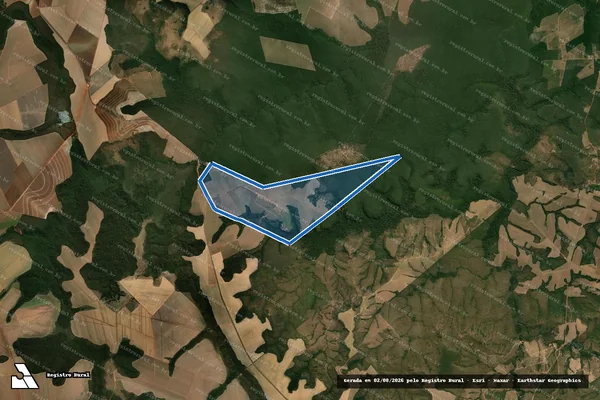 Imagem de satélite de Fazenda Ipê em Nova Mutum - MT