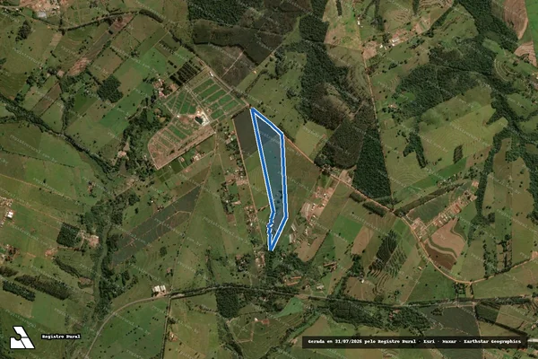 Imagem de satélite de Estância Carla - Lote n° 24-K em Umuarama - PR