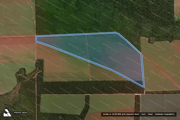 Imagem de satélite de Fazenda Cruzeiro do Sul em Colíder - MT