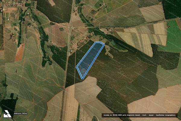 Imagem de satélite de SÍTIO SANTO ANTONIO - GLEBA B em Arealva - SP