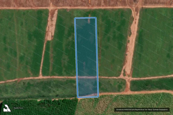 Imagem de satélite de Fazenda Luzia Aparecida - Quinhão X - Quinhão V-A em Tabapuã - SP