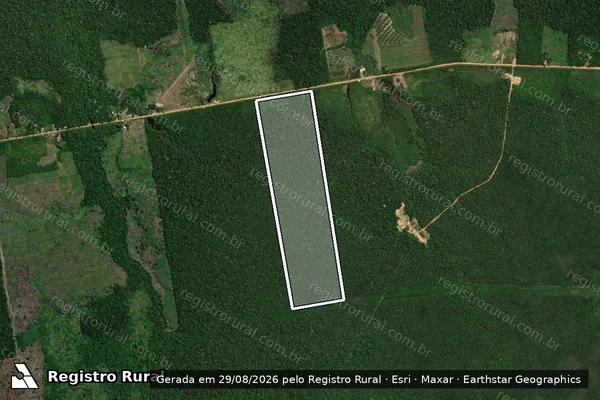 Imagem de satélite de FAZENDA PONTAL  - GLEBA ABELHAS
