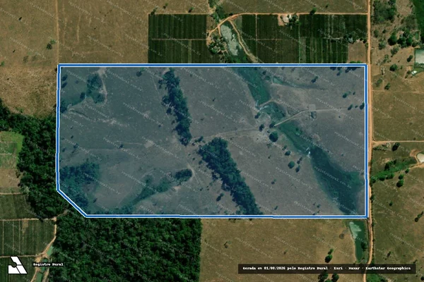 Imagem de satélite de LOTE 22 GLEBA 12 SETOR LACERDA DE ALMEIDA - Parte 1 em Novo Horizonte do Oeste - RO