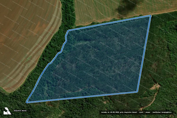 Imagem de satélite de Fazenda Serra Dourada - Parcela 1 em São Gabriel do Oeste - MS