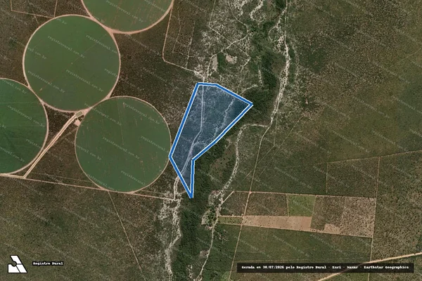 Imagem de satélite de FAZENDA ESTIVA - Parte 1 em São Romão - MG