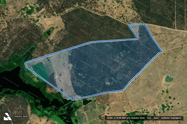 Imagem de satélite de SÍTIO BARRA DO RIACHO - Parcela 1 em Afogados da Ingazeira - PE
