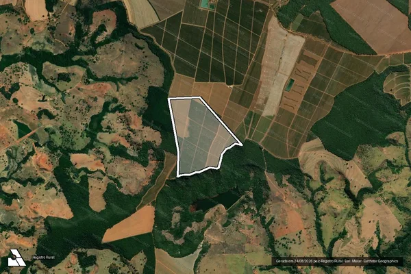 Imagem de satélite de Fazenda Chumbo - Parte 1 em Patos de Minas - MG