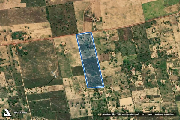 Imagem de satélite de Sítio Baixa Verde - Parte 1 em Cerro Corá - RN
