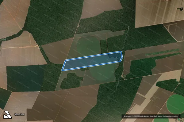 Imagem de satélite de Fazenda Goldani - Parcela 1 em Nova Ubiratã - MT
