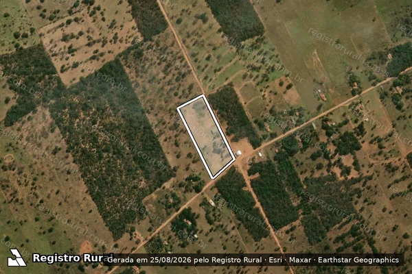 Imagem de satélite de ACRIPER - Lote 33 em Rochedo - MS
