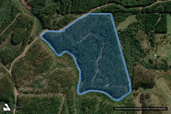 Imagem de satélite de FAZENDA MESTIÇA - Parte 5 em Santa Cecília - SC