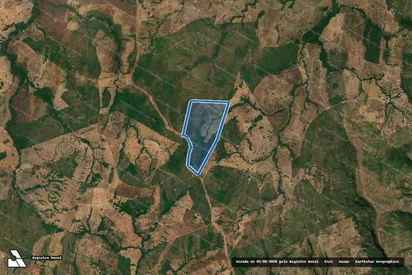 Imagem de satélite de FAZENDA BUCAINA - GLEBA 06 em Uirapuru - GO
