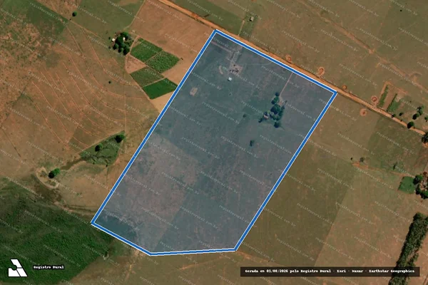 Imagem de satélite de PROJETO DE ASSENTAMENTO PAM - Lote 76 em Nova Alvorada do Sul - MS