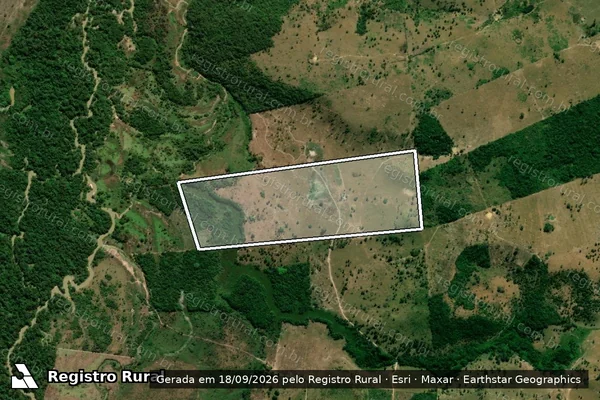 Imagem de satélite de Lote 025 – Fazenda Reunidas / Fazenda Reunidas