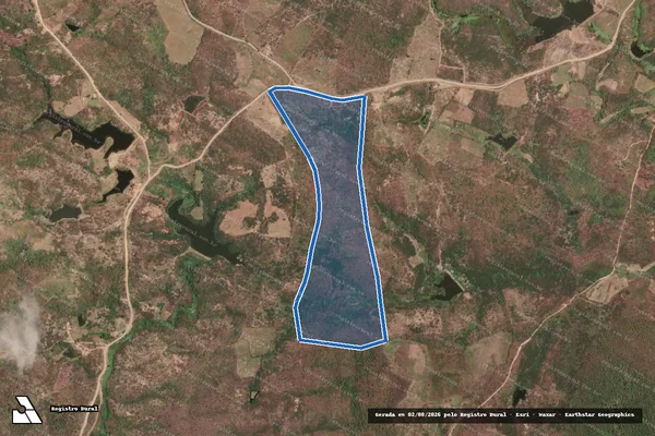 Imagem de satélite de Fazenda Pitombeira - Parcela 1 em Boa Viagem - CE