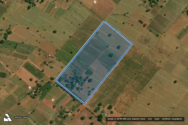 Imagem de satélite de PA AGUSTINHO EDERLI - Lote 28 em Itaguajé - PR