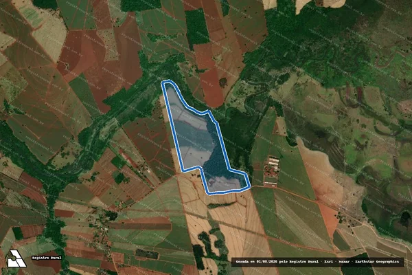 Imagem de satélite de FAZENDA SÃO JOÃO DA SERRINHA - GLEBA A em Ibitinga - SP