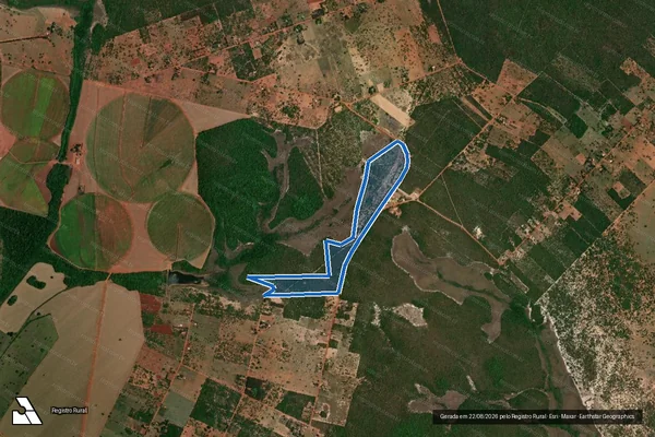 Imagem de satélite de Projeto de Assentamento Três Corações - Área Societária 05 em Campo Grande - MS