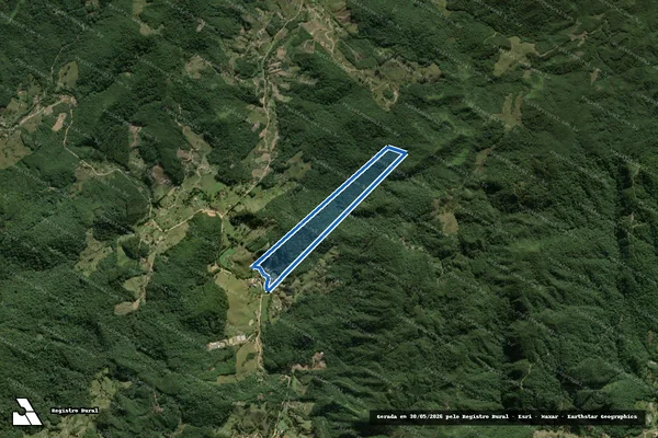 Imagem de satélite de TERRENO JUNKES - Parcela 1 em Angelina - SC