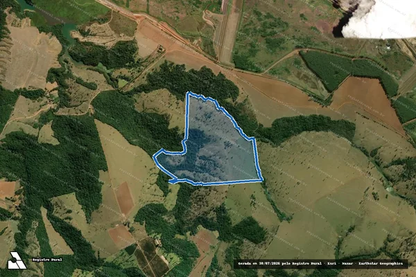 Imagem de satélite de FAZENDA MONTE ALTO - em Araxá - MG